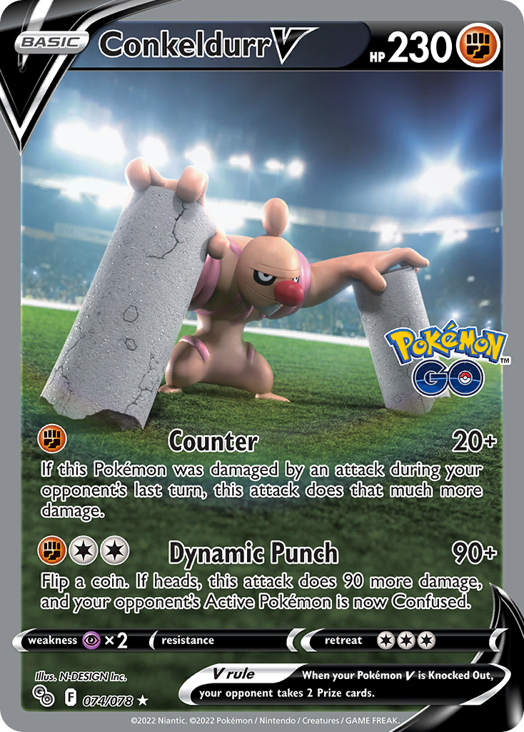 Conkeldurr V – Pokémon GO