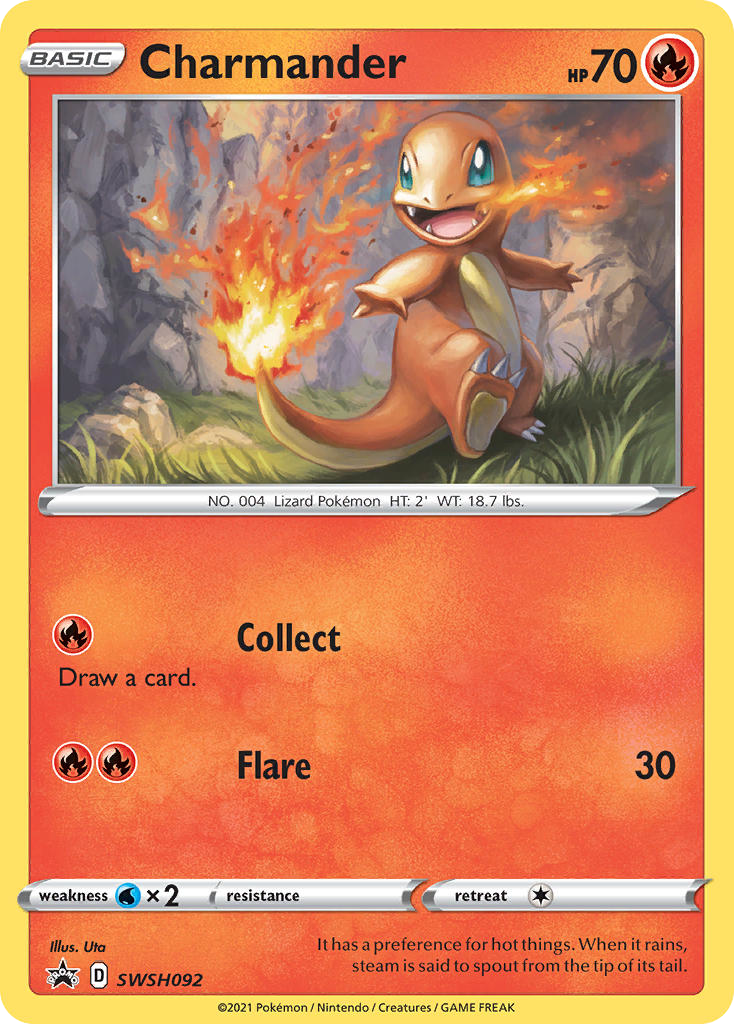 Charmander – SWSH Black Star Promos