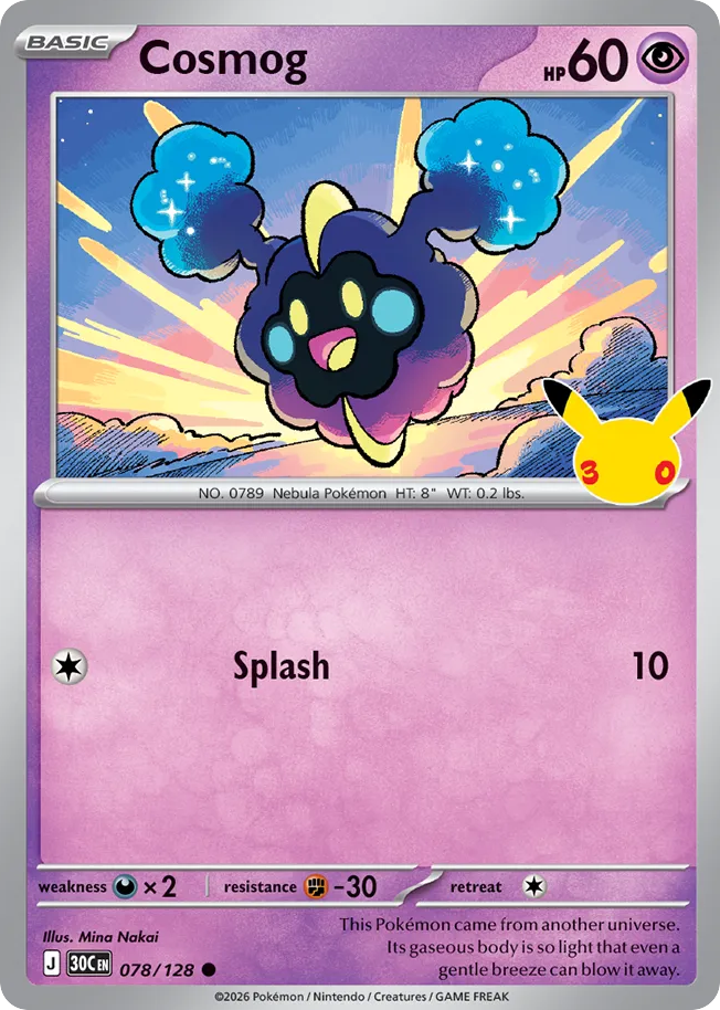 Cosmog – 30th Celebration