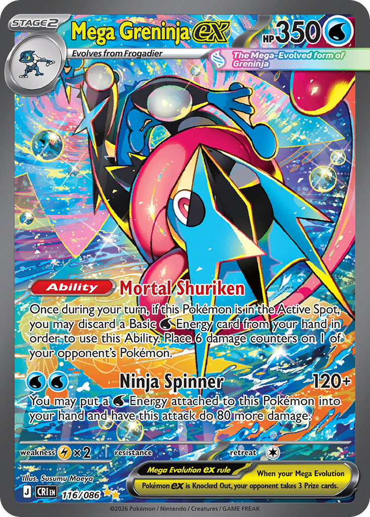 Mega Greninja ex – Chaos Rising