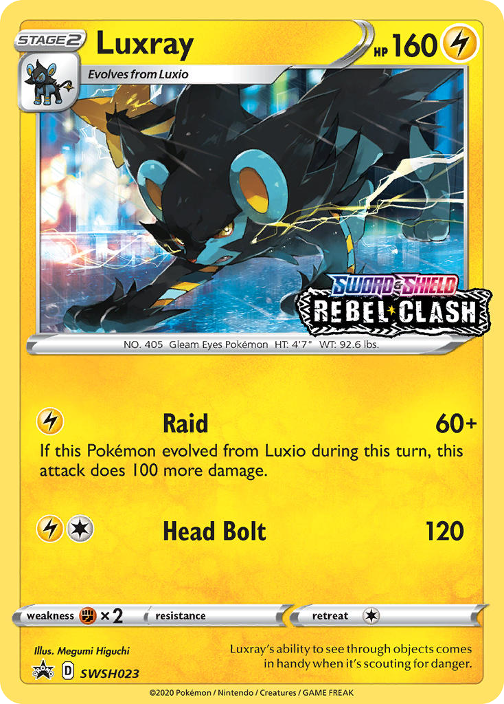 Luxray – SWSH Black Star Promos