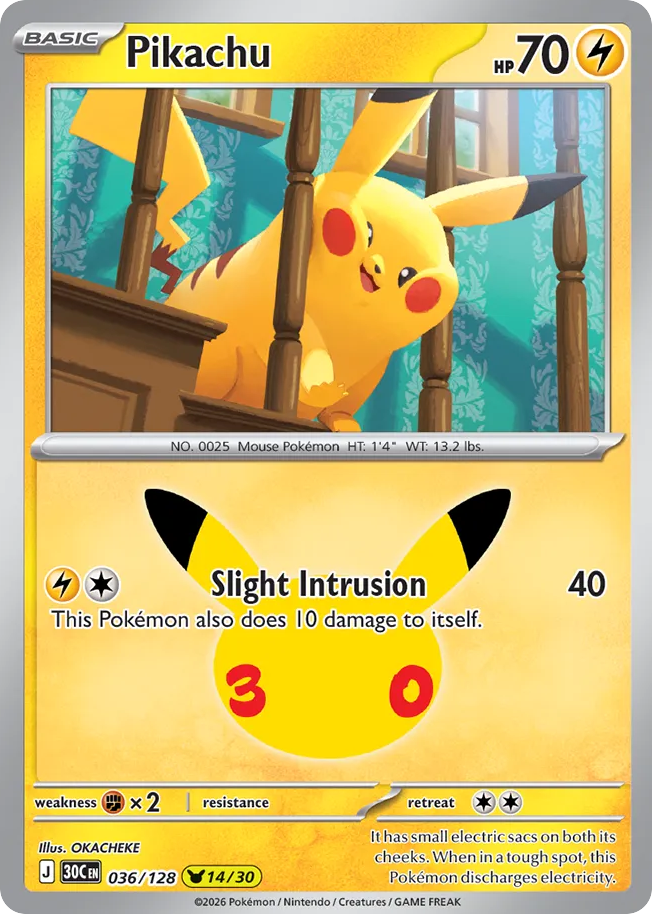 Pikachu – 30th Celebration