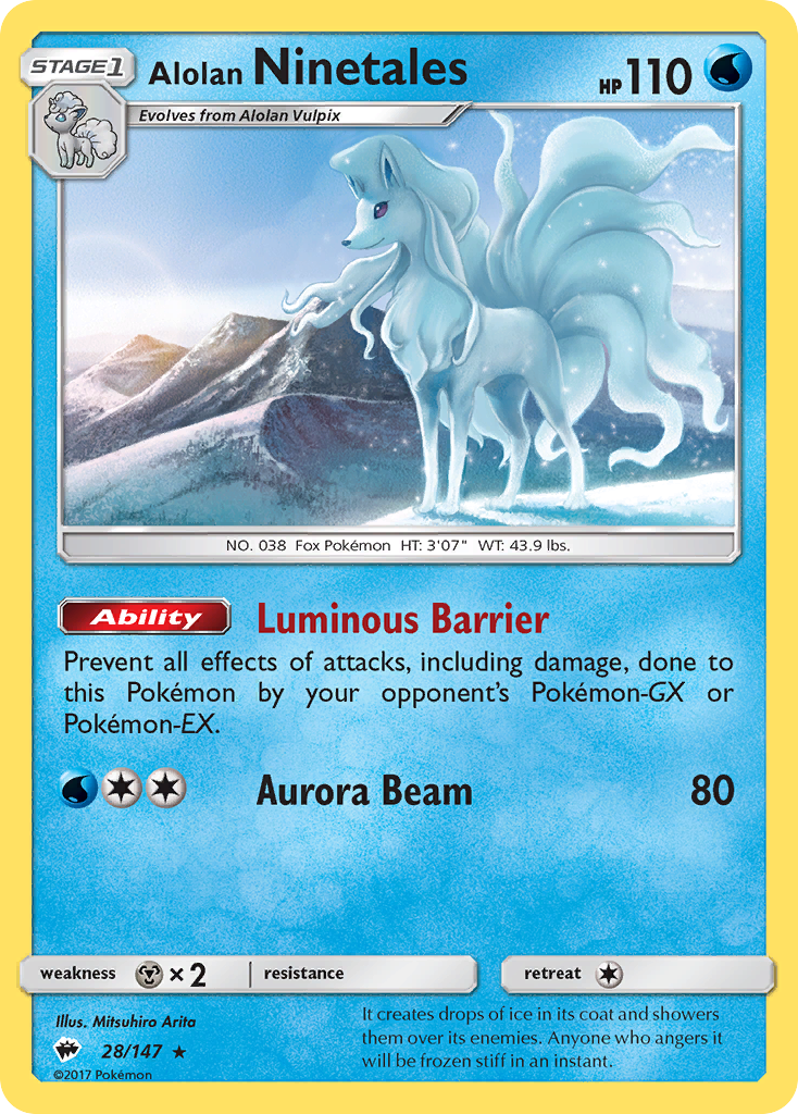 Alolan Ninetales – Burning Shadows