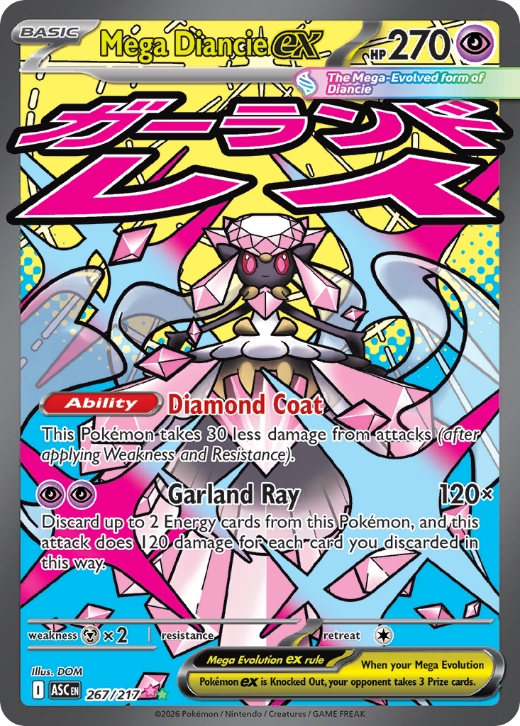 Mega Diancie ex – Ascended Heroes
