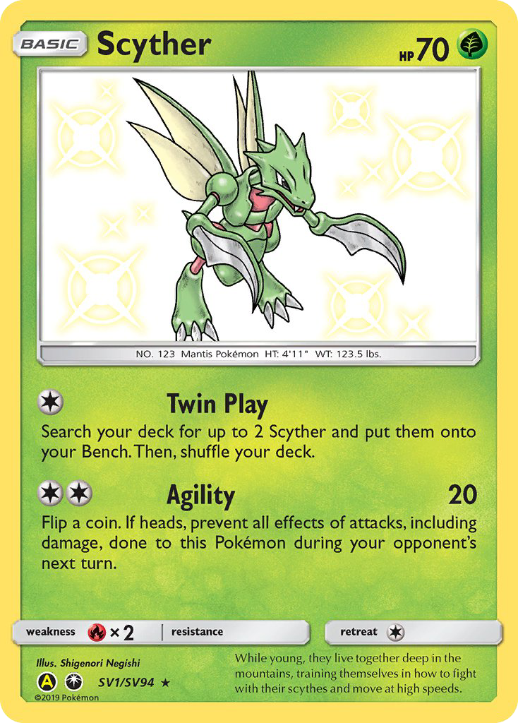 Scyther – Hidden Fates Shiny Vault