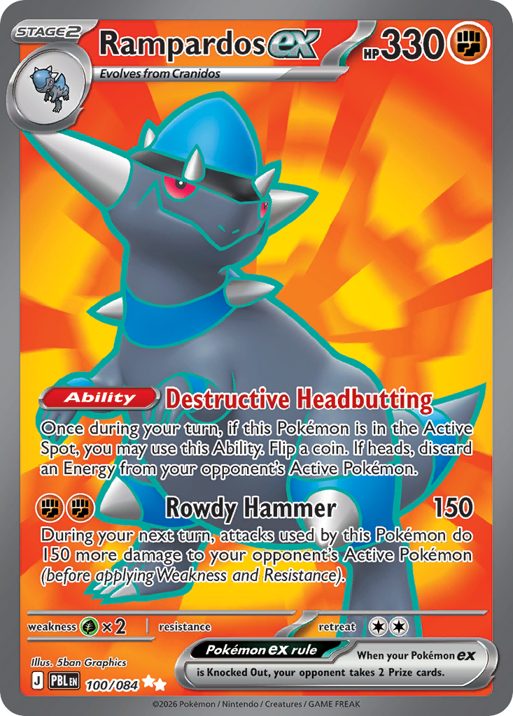Rampardos ex – Pitch Black