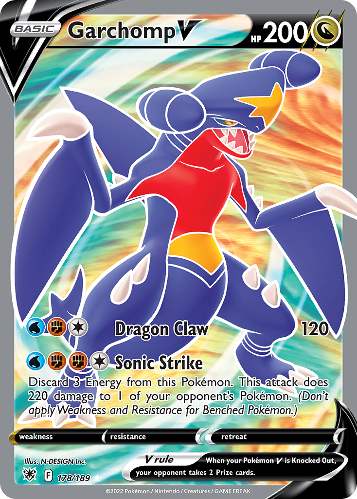 Garchomp V – Astral Radiance