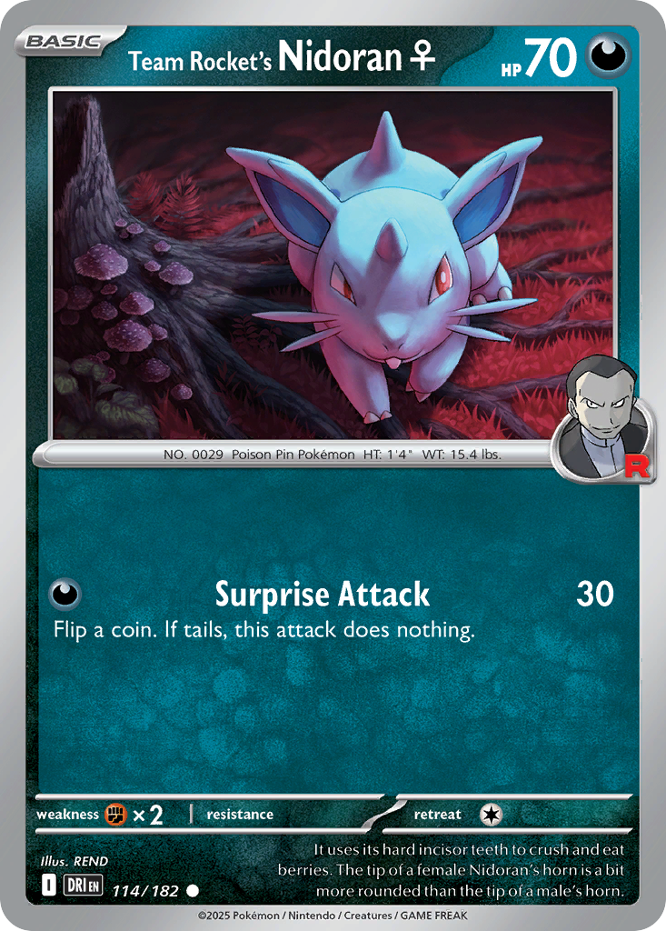 Team Rocket's Nidoran♀ – Destined Rivals