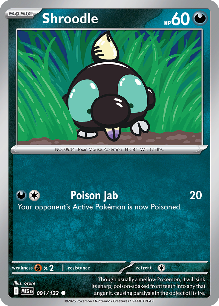 Shroodle – Mega Evolution
