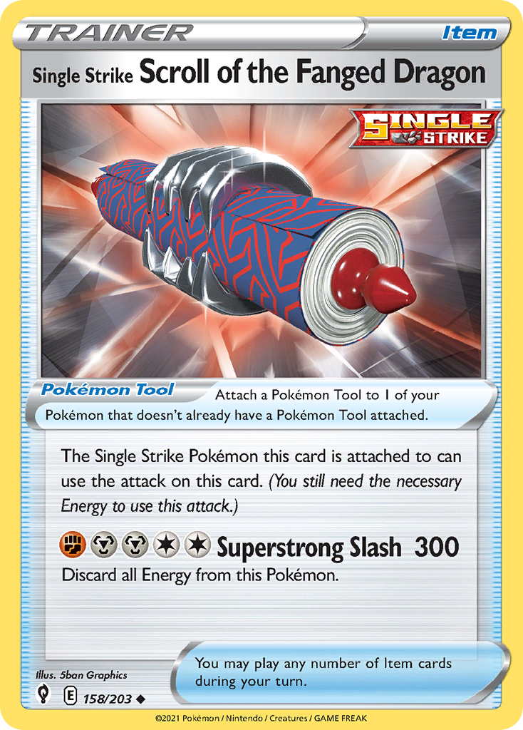Single Strike Scroll of the Fanged Dragon – Evolving Skies