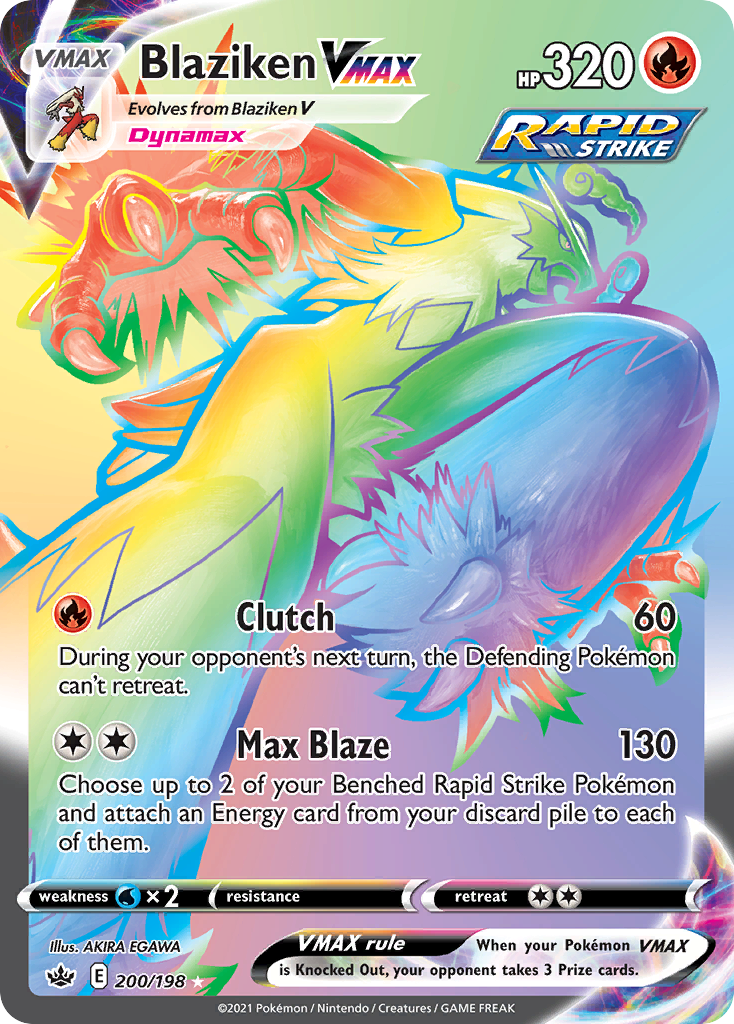 Blaziken VMAX – Chilling Reign
