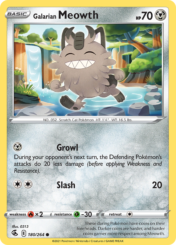 Galarian Meowth – Fusion Strike