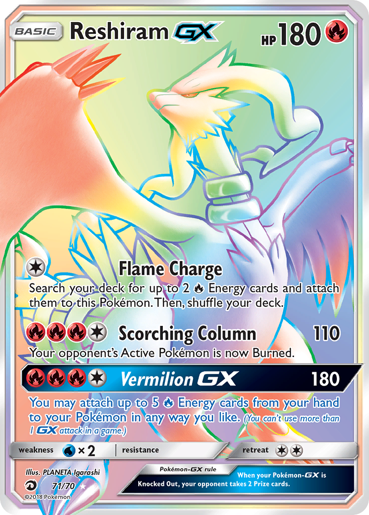 Reshiram-GX – Dragon Majesty