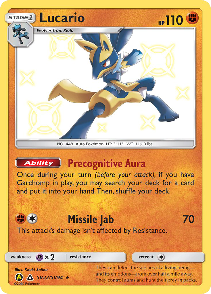 Lucario – Hidden Fates Shiny Vault