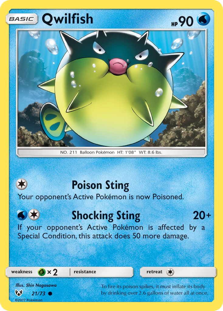 Qwilfish – Shining Legends