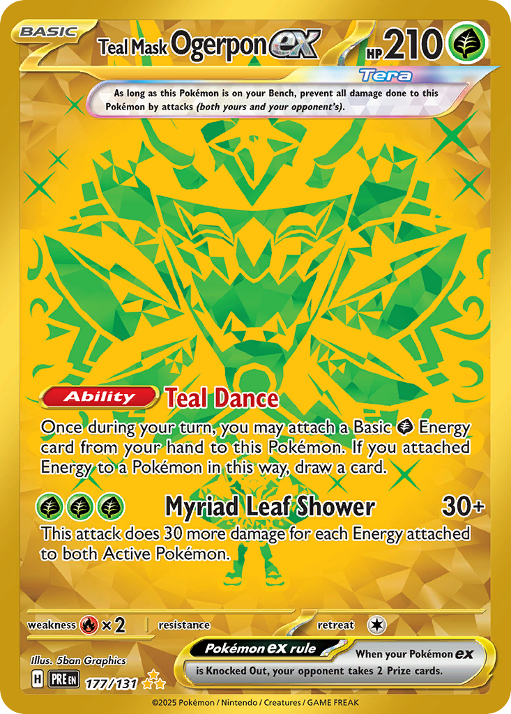 Teal Mask Ogerpon ex – Prismatic Evolutions