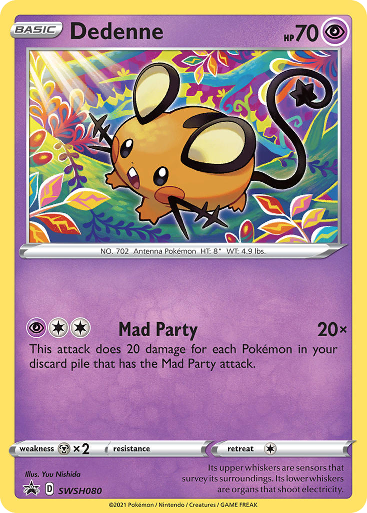 Dedenne – SWSH Black Star Promos
