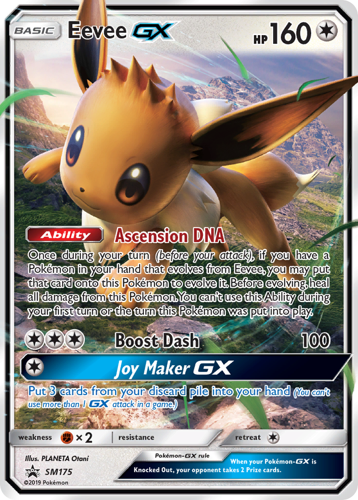 Eevee-GX – SM Black Star Promos