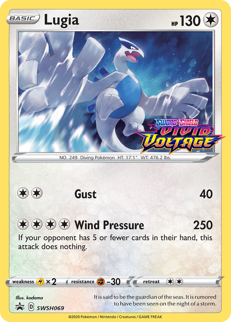 Lugia – SWSH Black Star Promos