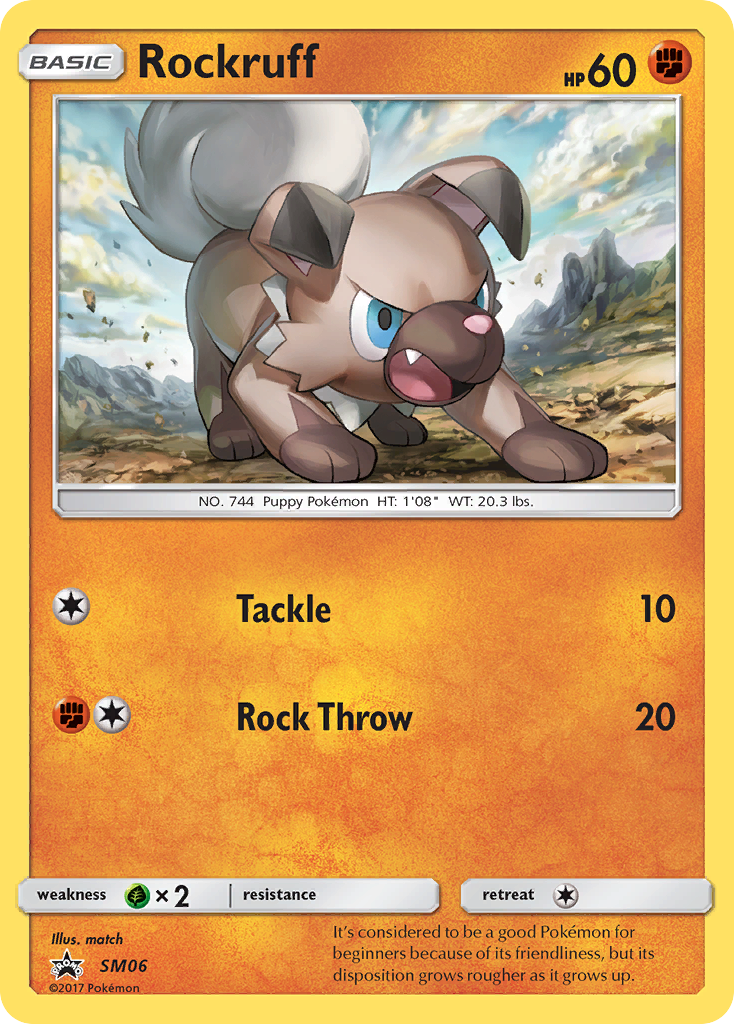 Rockruff – SM Black Star Promos