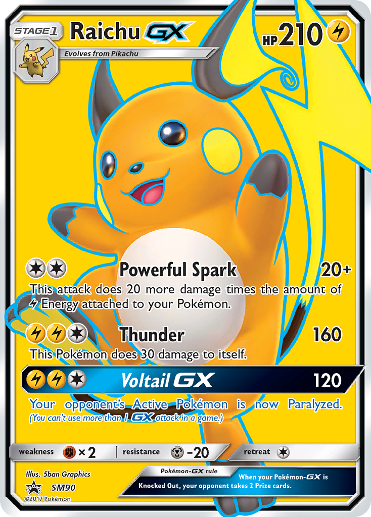 Raichu-GX – SM Black Star Promos