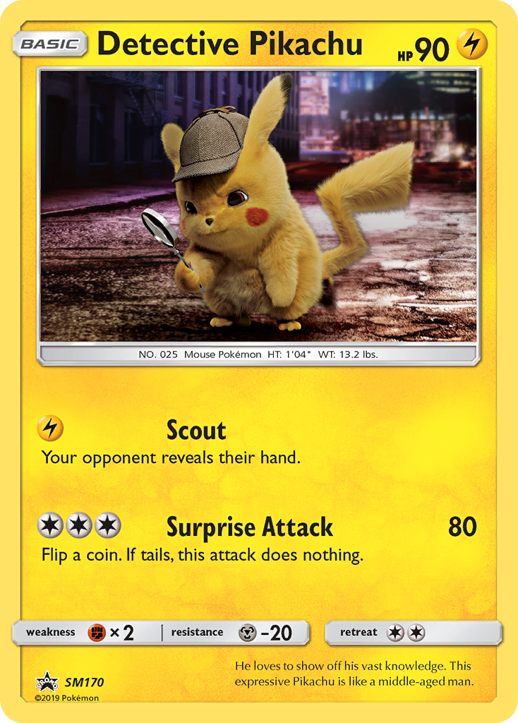 Detective Pikachu – SM Black Star Promos