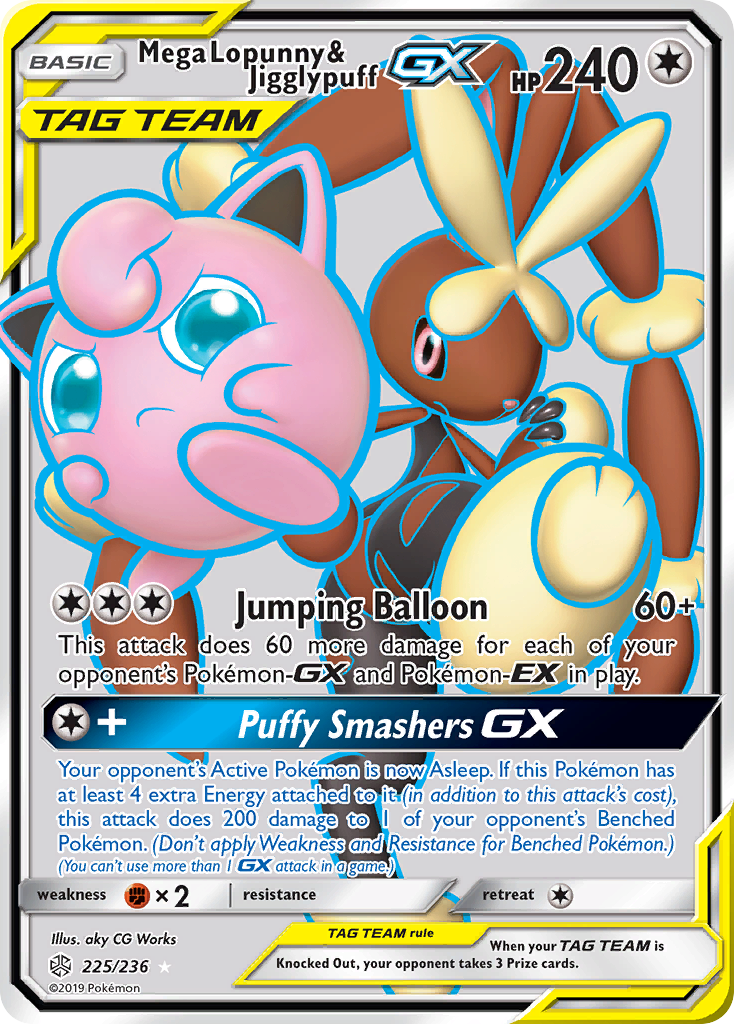 Mega Lopunny & Jigglypuff-GX – Cosmic Eclipse