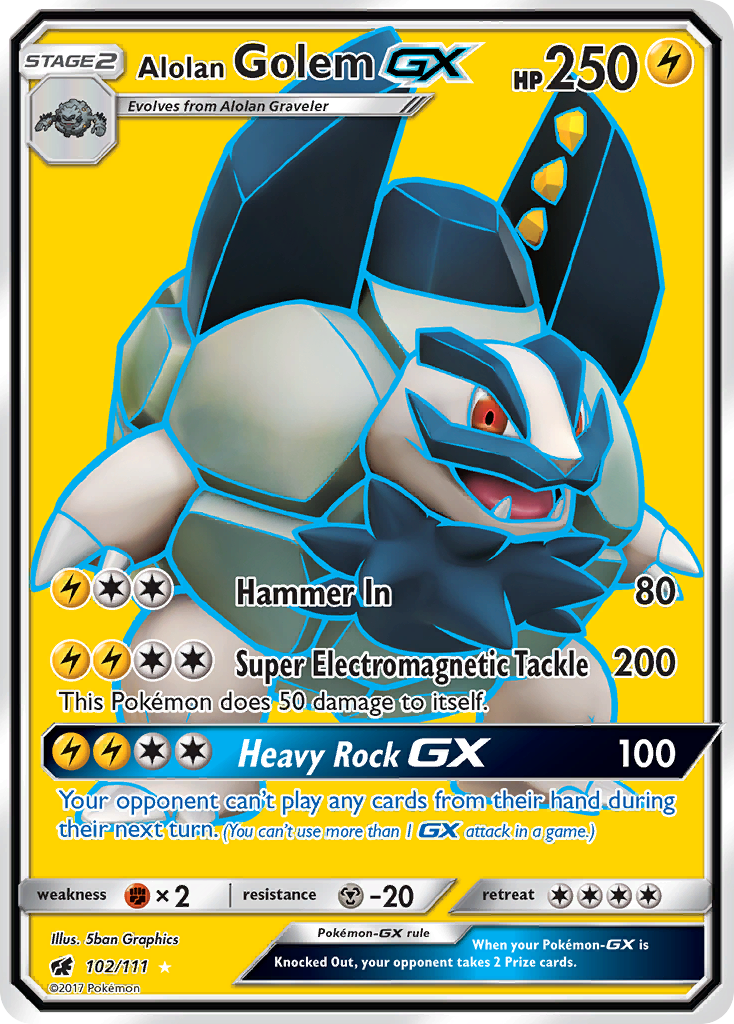 Alolan Golem-GX – Crimson Invasion
