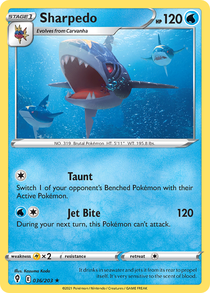 Sharpedo – Evolving Skies