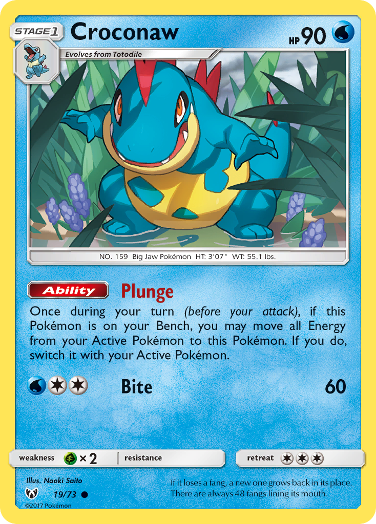 Croconaw – Shining Legends