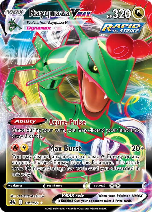 Rayquaza VMAX – Crown Zenith