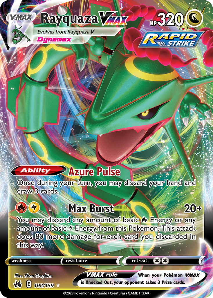 Rayquaza VMAX – Crown Zenith