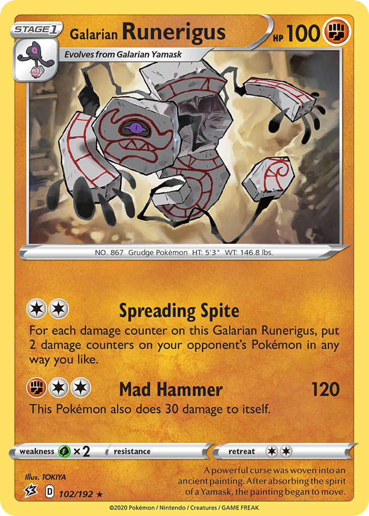 Galarian Runerigus – Rebel Clash