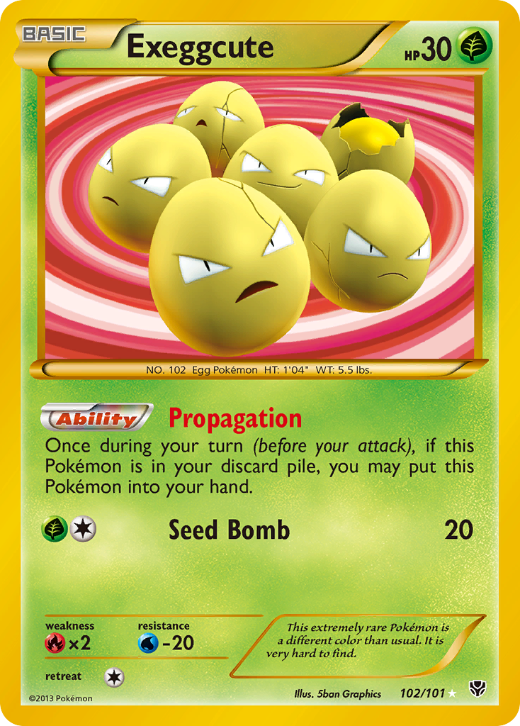 Exeggcute – Plasma Blast