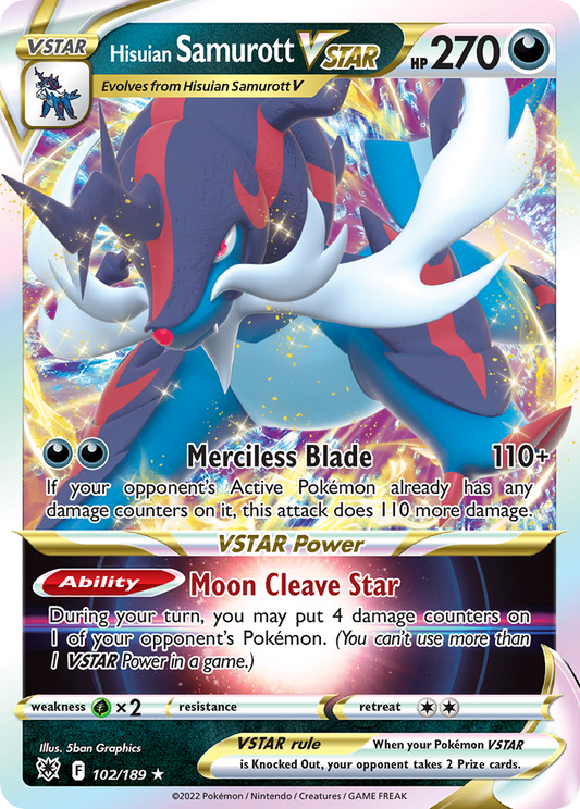 Hisuian Samurott VSTAR – Astral Radiance