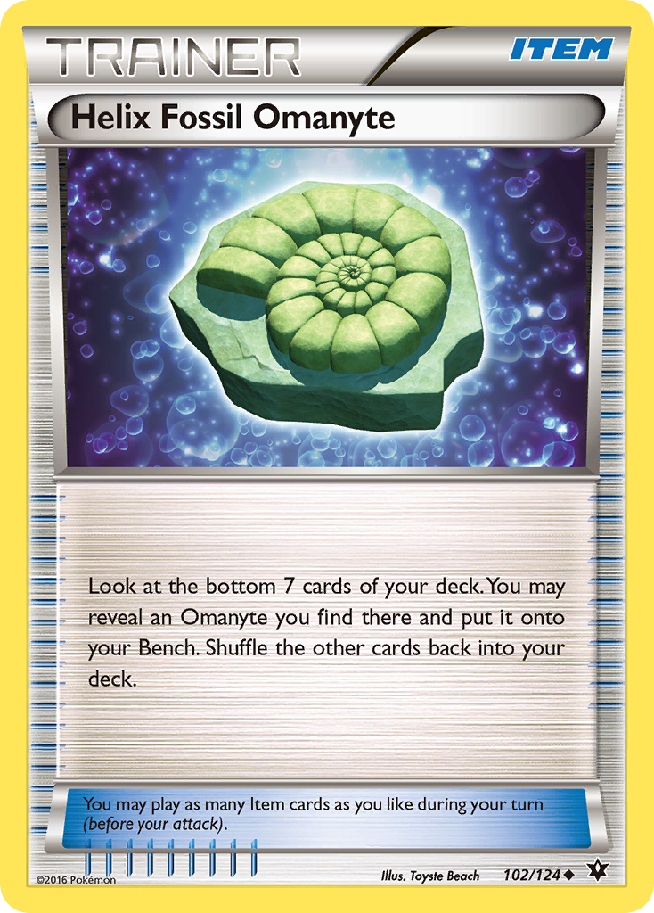 Helix Fossil Omanyte – Fates Collide