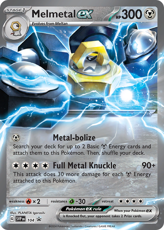 Melmetal ex – Scarlet & Violet Black Star Promos