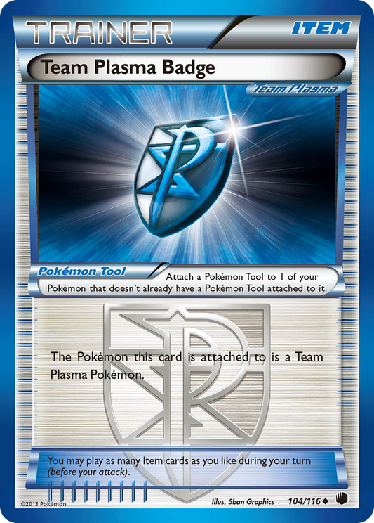 Team Plasma Badge – Plasma Freeze