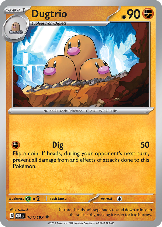 Dugtrio – Obsidian Flames