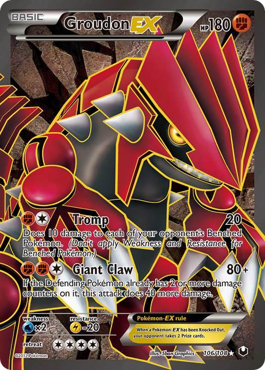 Groudon-EX – Dark Explorers