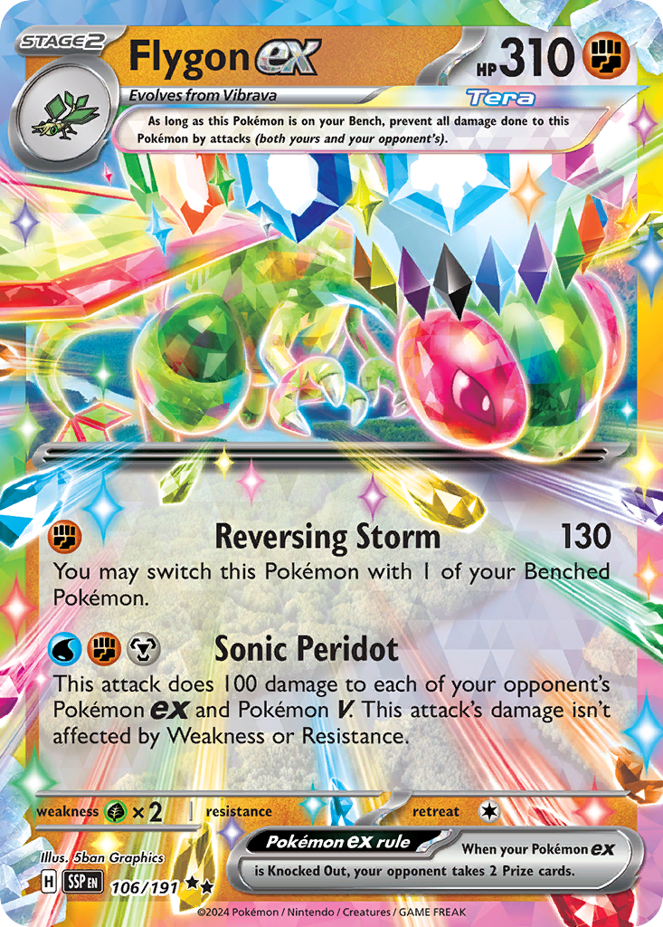 Flygon ex – Surging Sparks