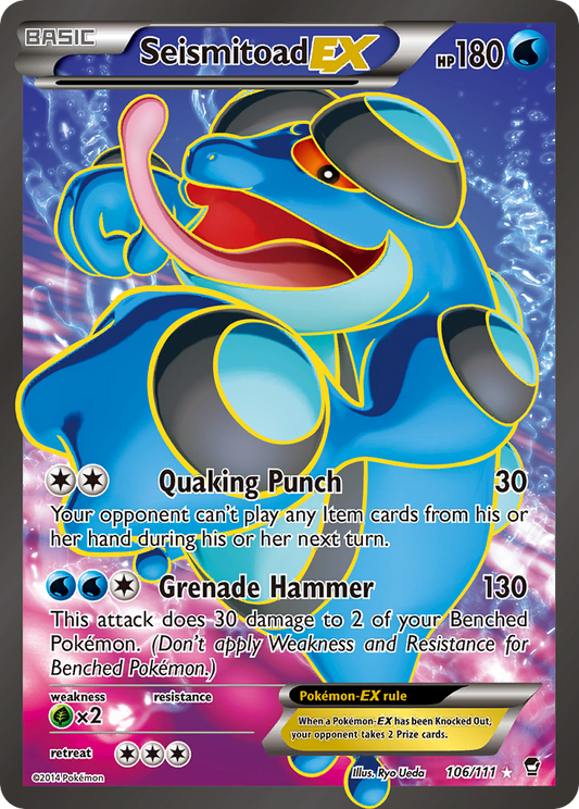 Seismitoad-EX – Furious Fists