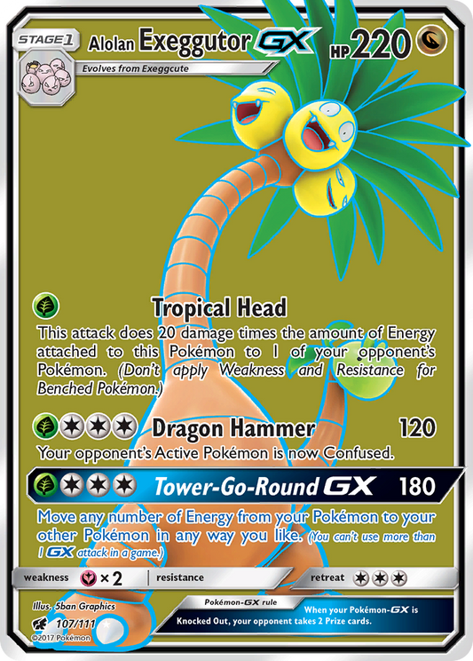 Alolan Exeggutor-GX – Crimson Invasion