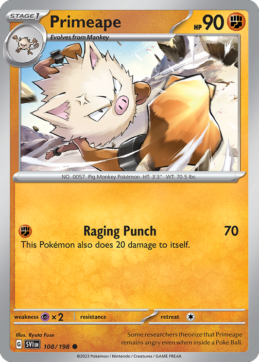 Primeape – Scarlet & Violet