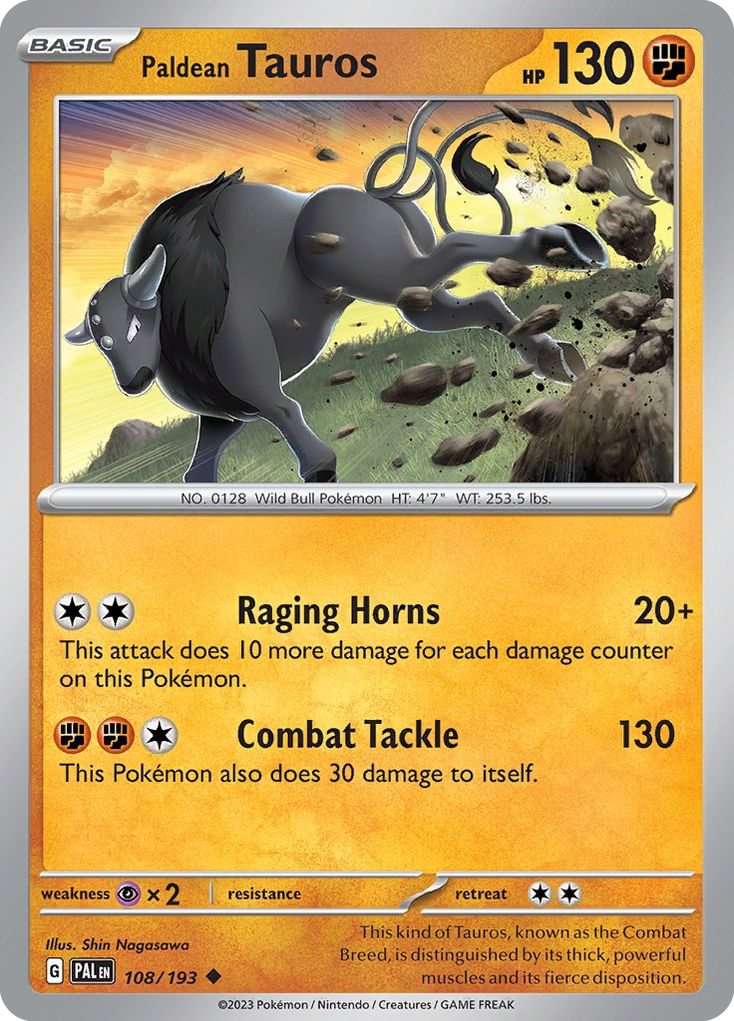 Paldean Tauros – Paldea Evolved