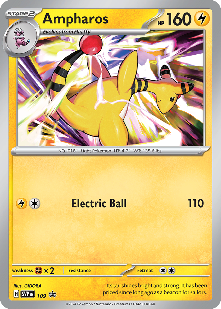 Ampharos – Scarlet & Violet Black Star Promos