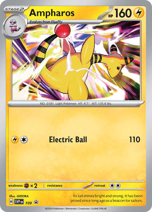 Ampharos – Scarlet & Violet Black Star Promos