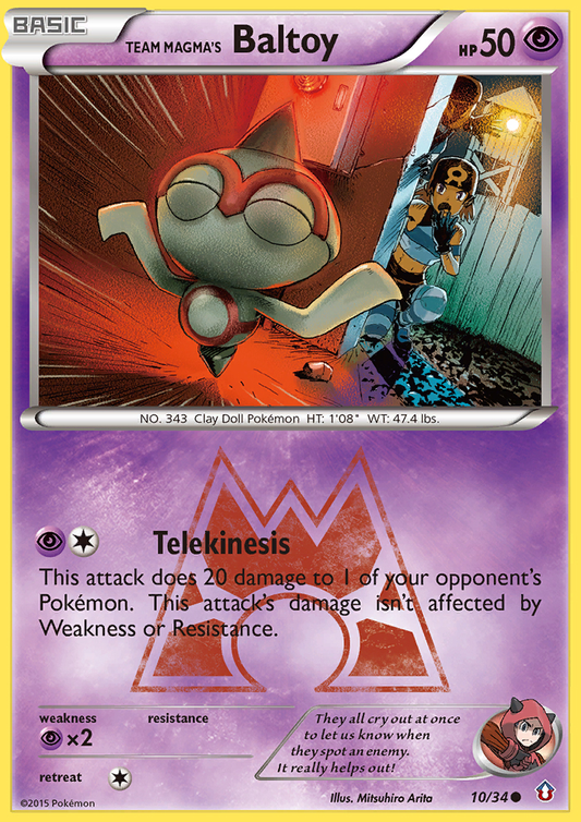Team Magma's Baltoy – Double Crisis