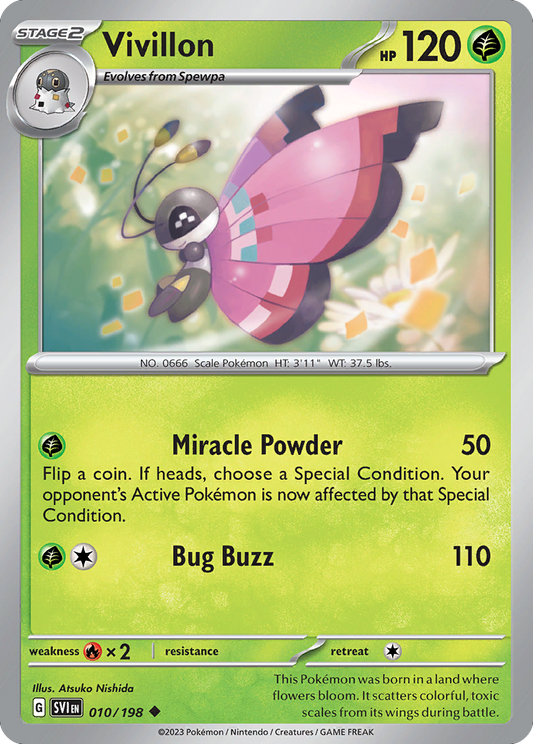 Vivillon – Scarlet & Violet