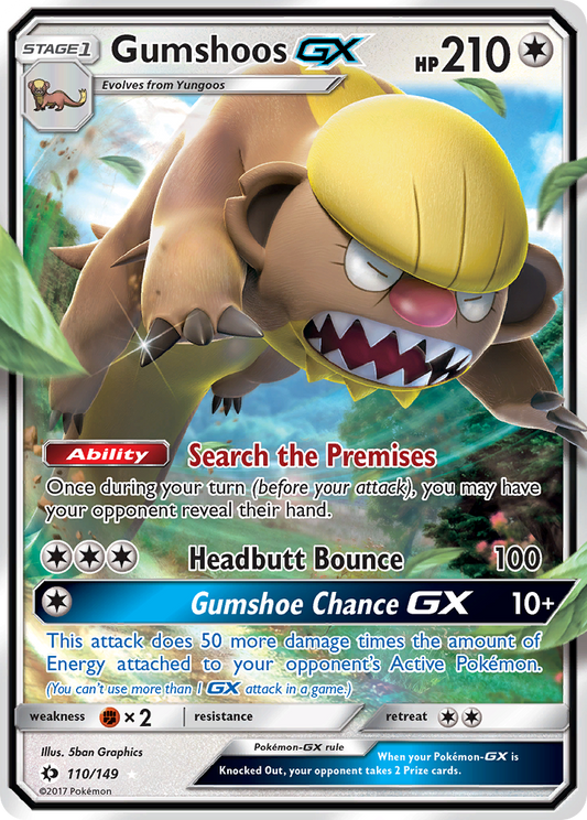 Gumshoos-GX – Sun & Moon